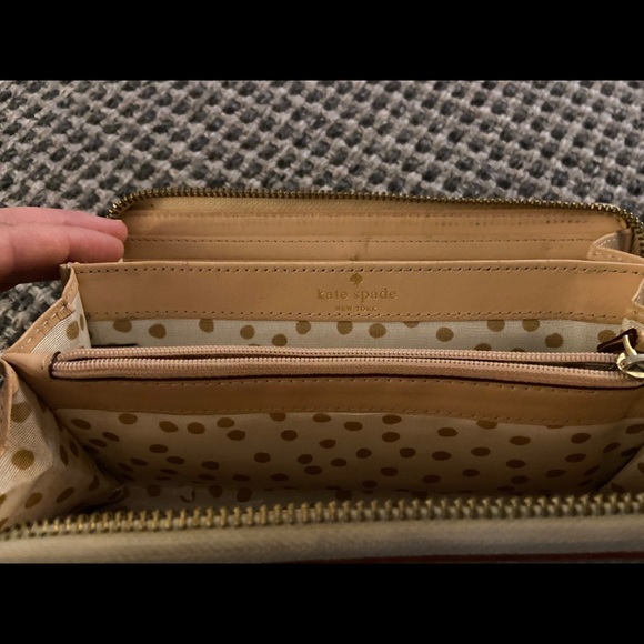 Kate Spade Gold Wallet - Picture 3 of 5